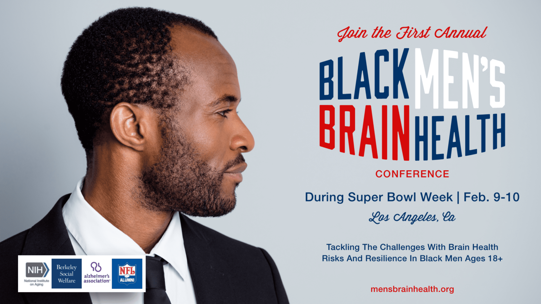 black men's brain health flyer